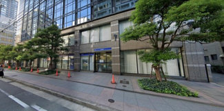 【外観】 | 前テナント(銀行)入居時：北通り側出入口