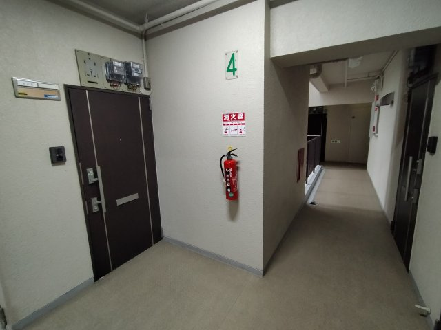 キャピタル野江のその他共用部分|玄関前通路