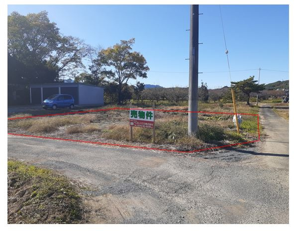 藤岡市本郷　土地の外観