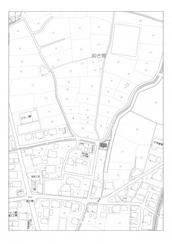 八女市前古賀218、219（売地）の地図