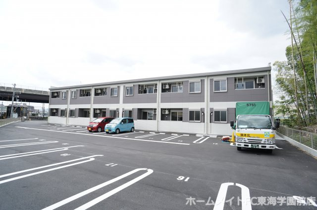 合志市須屋のアパートの外観