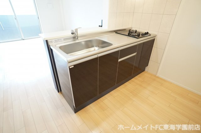 合志市須屋のアパートのキッチン