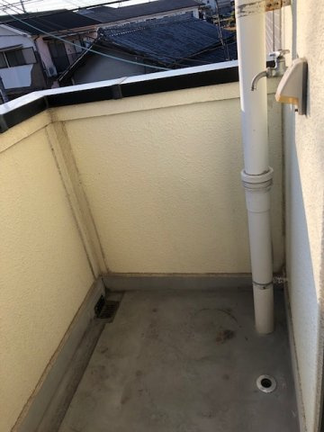 ベルメゾン一須賀Ⅱ号館のバルコニー