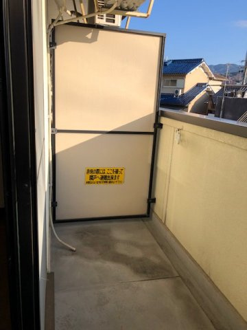 ベルメゾン一須賀Ⅱ号館のバルコニー