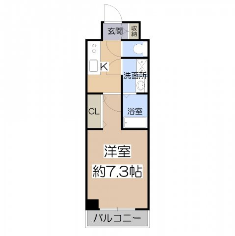 【間取り】 | サンシルク阿倍野