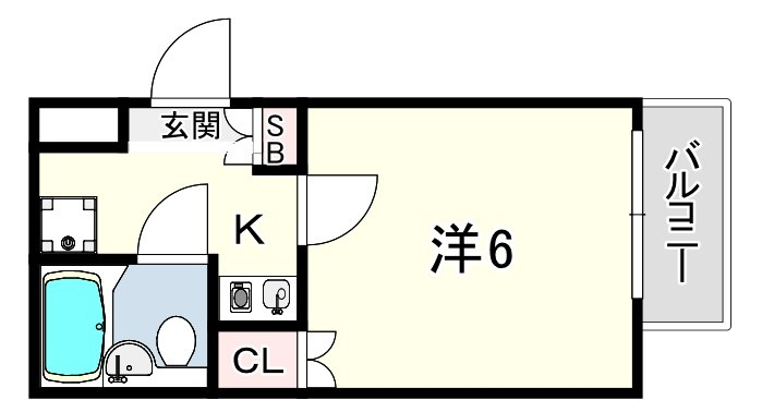 神戸リブプレイス深江南の間取り