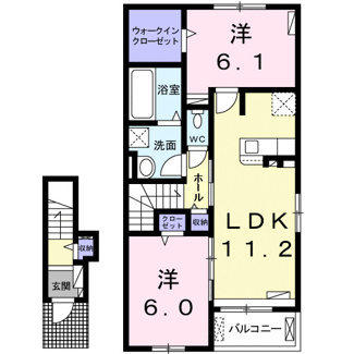 【間取り】 | リリア・ヴィレⅡ