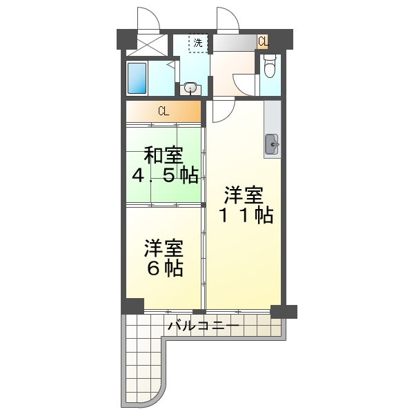 アルカサール西神戸の間取り