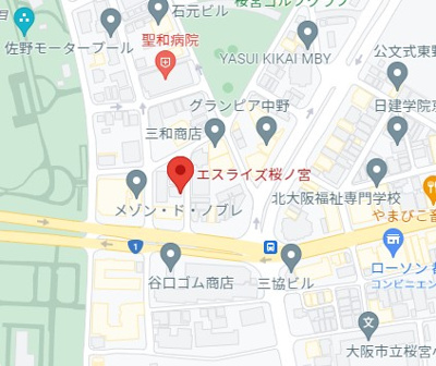 【地図】 | エスライズ桜ノ宮