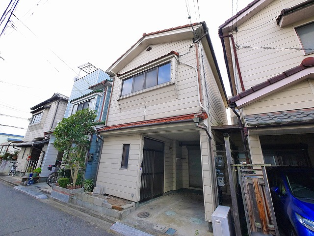 北郡山戸建ての外観|外はこのようになっています