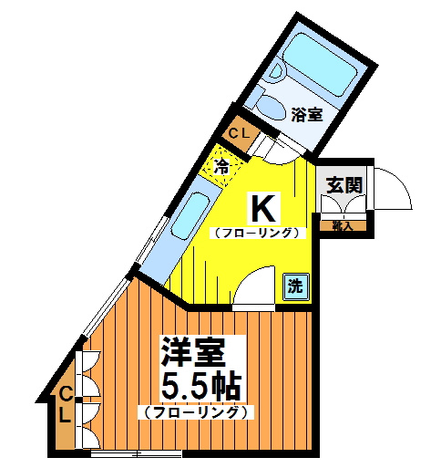 浅野ビルの間取り