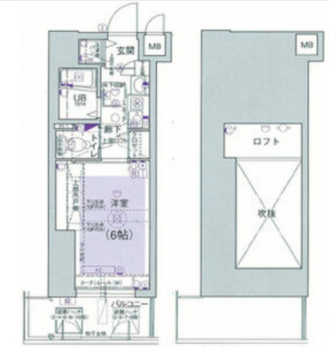 【間取り】 | エステムコート新大阪Ⅲステーションプラザ