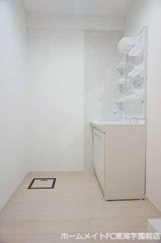 熊本市中央区上水前寺２丁目の賃貸マンションの洗面所