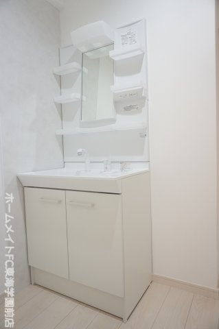 熊本市中央区上水前寺２丁目の賃貸マンションの独立洗面台