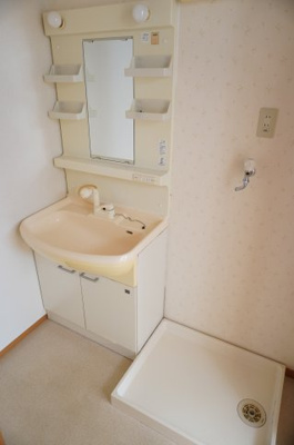 【洗面所】 | カサブランカ トガリ | 洗髪洗面化粧台　洗濯パン