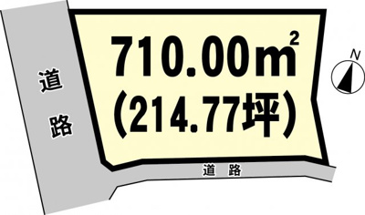 【区画図】 | 上ノ室2206-1貸地