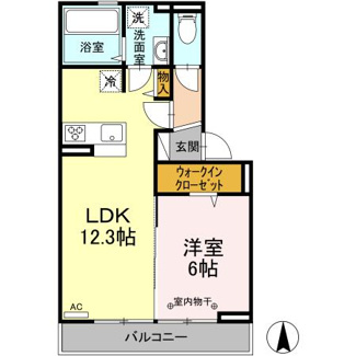 【間取り】 | ヴィラ・クレストⅡ
