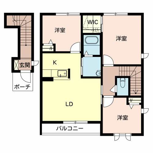 【間取り】 | ＭＡＳＴ　ＣＯＵＲＴ秋葉