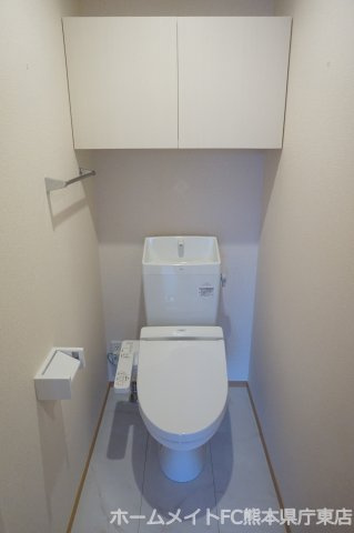 熊本市東区桜木２丁目のアパートのトイレ