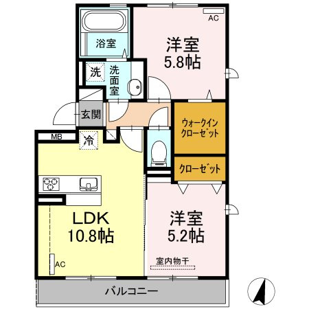 グレイス桜木の間取り