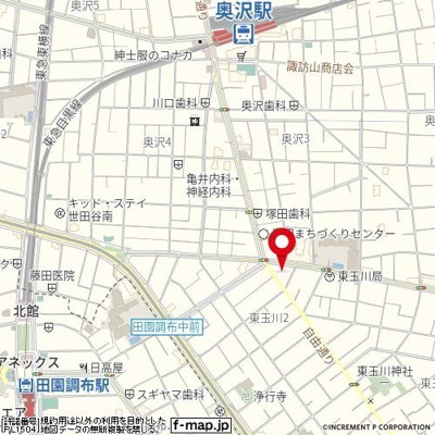 【地図】 | 日興パレス田園調布第2