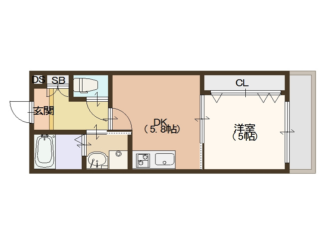 【間取り】 | LEE玉出ビル