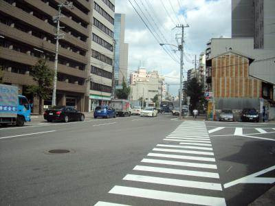 リーガル京都河原町五条の周辺|前面道路