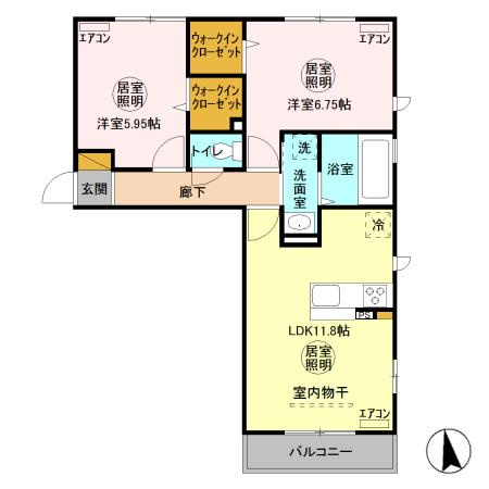 【間取り】 | フローラ