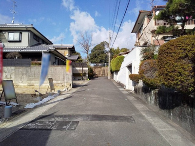 【前面道路含む現地写真】 | 城陽市寺田正道2号地　売土地