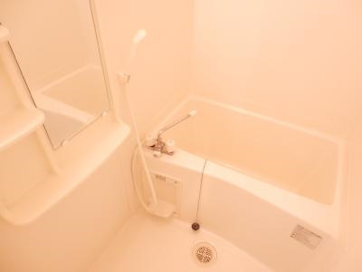 SWISS京都堀川WEST（スイス京都堀川ウエスト）の浴室|バス用品が設置できる棚有