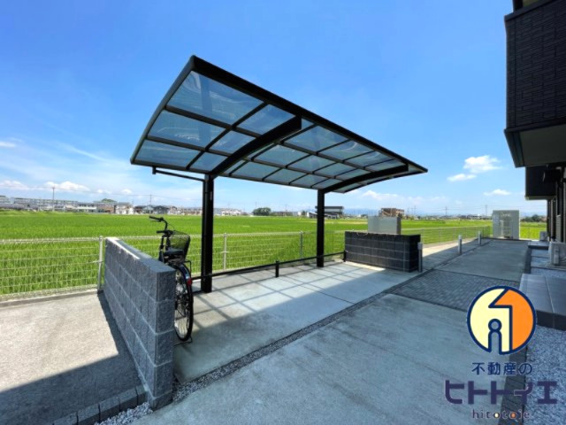 クレインのその他共用部分|駐輪場です