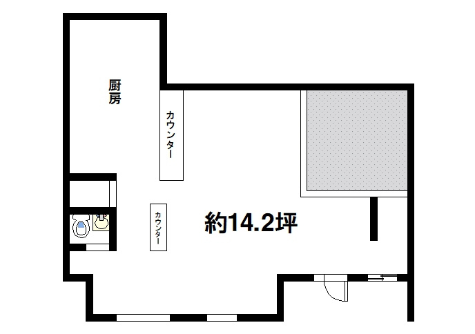 ルーラル登Dの間取り|店舗