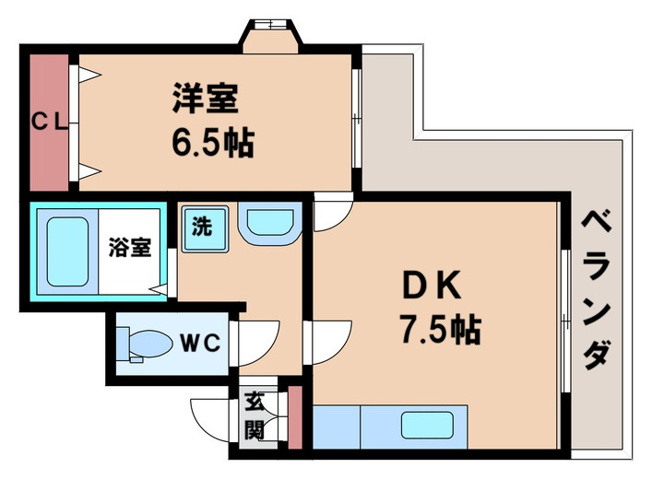 【間取り】 | オークコート殿辻