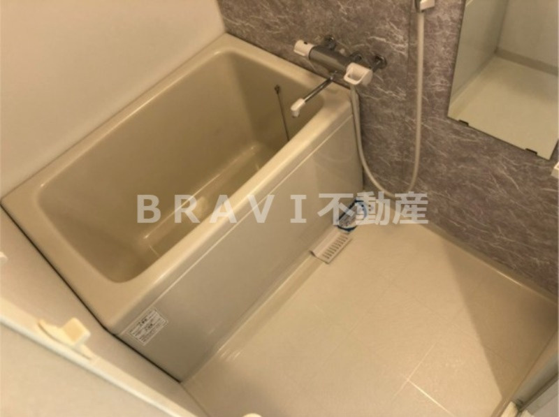 S-RESIDENCE谷町五丁目（エスレジデンス谷町五丁目）　BRAVI不動産の浴室|【S-RESIDENCE谷町五丁目】混合栓のお風呂です
