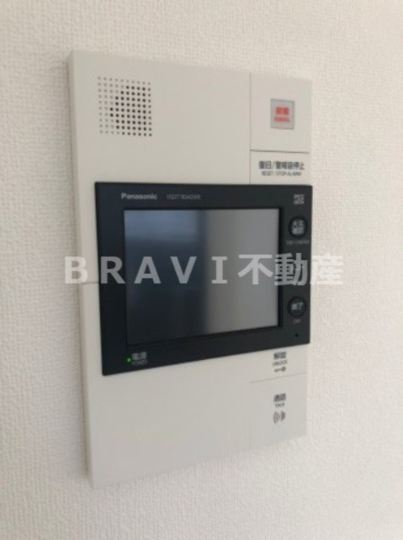S-RESIDENCE谷町五丁目（エスレジデンス谷町五丁目）　BRAVI不動産のセキュリティ|【S-RESIDENCE谷町五丁目】モニター付きインターホン