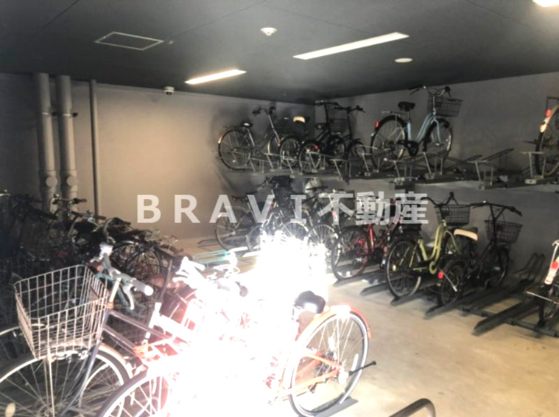 S-RESIDENCE谷町五丁目（エスレジデンス谷町五丁目）　BRAVI不動産のその他共用部分|【S-RESIDENCE谷町五丁目】1台無料の駐輪場