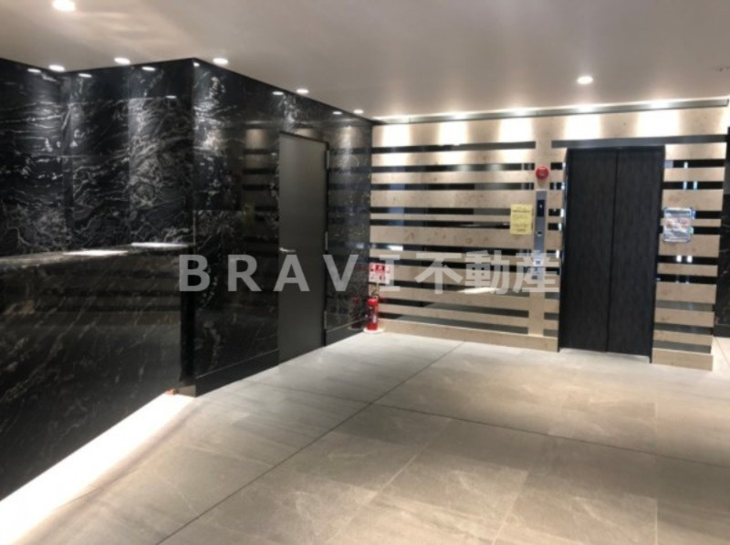 S-RESIDENCE谷町五丁目（エスレジデンス谷町五丁目）　BRAVI不動産のロビー|【S-RESIDENCE谷町五丁目】明るいエントランス
