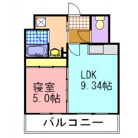 【間取り】 | ベラヴィスタ美野島