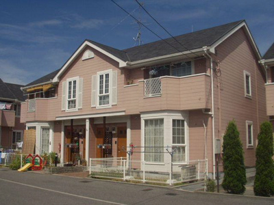 【外観】 | Ｗｏｏｄ　Ｐａｒｋ　Ｎ　Ａ・Ｂ・C | 完成写真