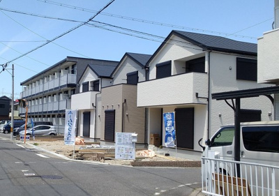 【外観】 | 守山区高島町21-1期　全5棟　3号棟＜仲介手数料無料＞白沢小・守山北中　新築一戸建て | 新築戸建の事はマックバリュで住まい相談へお任せください。
