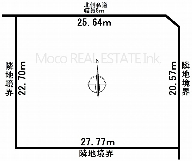 【土地図】 | 網走市呼人705番土地