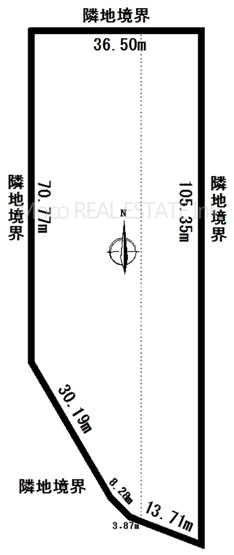 【土地図】 | 北見市東相内町72番土地
