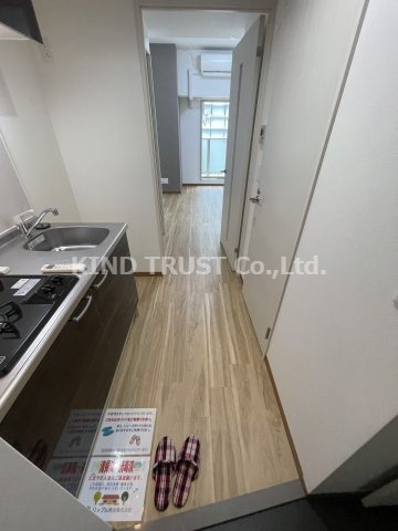 リップル南森町Ⅱの玄関|明るい玄関です