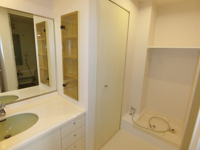 山王ガーデンハイツの洗面所