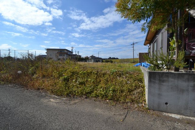 水島町土地の前面道路含む現地写真