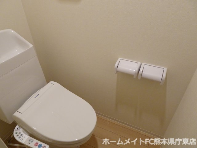 熊本市東区健軍３丁目のアパートのトイレ