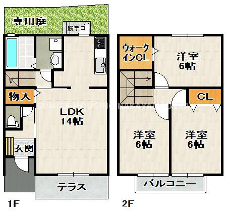 グリーンパレスⅣの間取り
