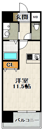 ONLYONE川西壱番館の間取り