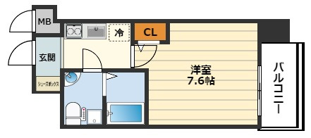 ARISTO扇町（旧コンフォリア扇町）の間取り