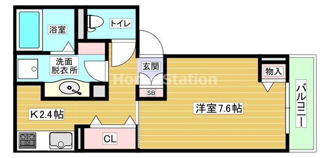 【間取り】 | ラ・フォート福島
